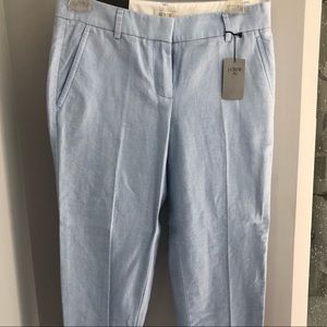 JCrew light blue length pants